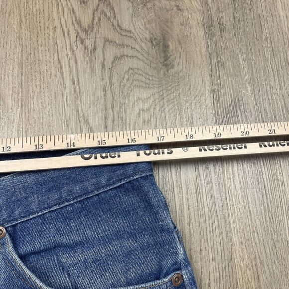 Montgomery Ward Jeans Mens 34x30 Blue Denim Straight Leg Five Pocket Cut 912 - Picture 15 of 16